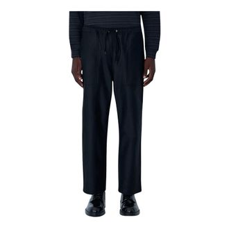 Comme Des Gar&ccedil;ons Straight Trousers, male, Black, Size: S Cotton Pants