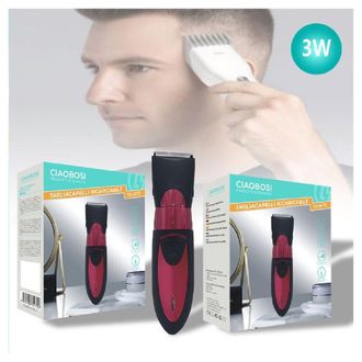 Trade Shop Trade Shop - Rasoio Taglia Capelli Elettrico Regola Barba Basette Ricaricabile 3 Watt Tx-9172