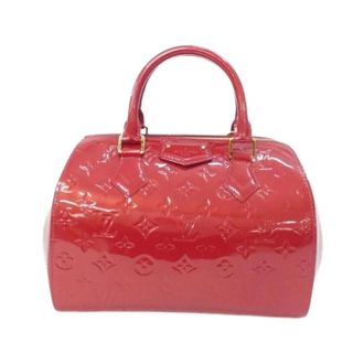 Louis Vuitton Pre-owned Handbags, female, Red, Size: ONE SIZE Pre-owned Vernis Montana Enamel Handbag