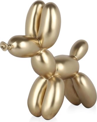 ADM Design Skulptur Ballonhund 26 x 27 cm - Metallic Gold