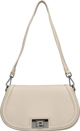 Ermanno Scervino Flap Schoudertas - Dames - Schoudertassen - Beige - ONE Size - Leer - Tassen