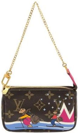 Louis Vuitton Pre-owned Mini Pochette Accessoires Monogram Accessories Pouch - - Pre-owned - Donna - Marrone - ONE SIZE