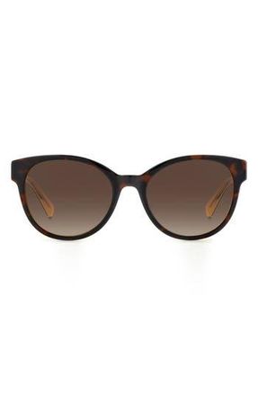 Kate Spade New York nathalie 55mm gradient round sunglasses in 0Hjv-Ha at Nordstrom Rack