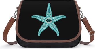 Generic Starfish Monster Fashion Womens Crossbody Bags Novelty Handbag Shoulder Bag Purse