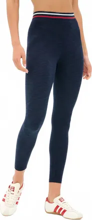 SPLITS59 Womens Bailey High Waist Active Rib Legging In Heathered/indigo