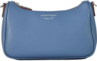 Emporio Armani Mini Baguette Bag With Multicolor Strap And Rounded Edges