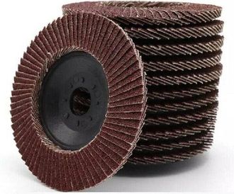 Trade Shop Trade Shop - Kit 10 Pcs Disco Abrasivo Laminar Para Molinillo De Grano De 115 Mm 40