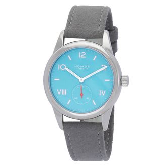 NOMOS Glash&uuml;tte Club Campus Nonstop 36mm Endless Blue Chronograph Manual Wind Ladies Watch 717