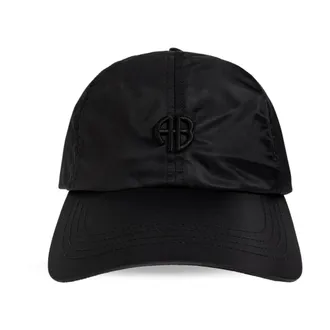 Anine Bing Accessoires, Dames, Zwart, ONE Size, Nylon, Jeremy Baseball Cap