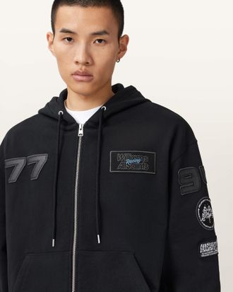 AllSaints Cotton Williams X AllSaints Apex Zip Sweatshirt, Size: XS