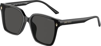 Jimmy Choo London JC5016D Asian Fit 500087 Womens Sunglasses Black Size 61