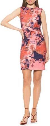 Alexia Admor Polene Bow Sheath Dress in Paisley Multi at Nordstrom Rack, Size X-Small