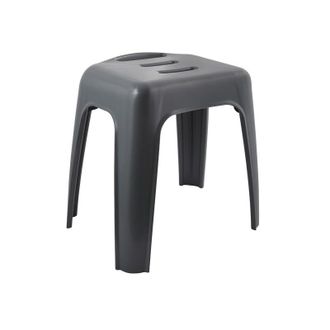 Spirella Spirella - Hocker Taburete Con Asiento De Ducha Grande Gris - Max 130kg