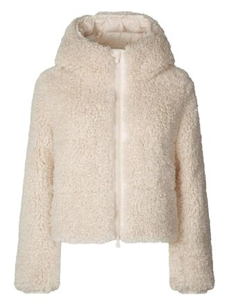 Save The Duck hooded zip jacket - women - Recycled Polyester - 0 - Neutrals