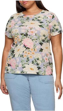 Sanctuary The Perfect T-Shirts Womens Clothing Spring Floral : SM (US 4-6), Cotton/Nylon/Spandex