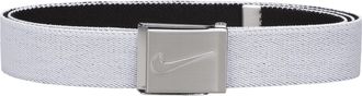 Nike Mens Reversible Stretch Web Golf Belt in White | 112800-101