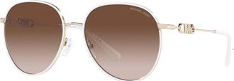Michael Kors Womens MK1128J-123313-58 MK1128J 58 123313 Empire Sunglasses - Transparent - One Size
