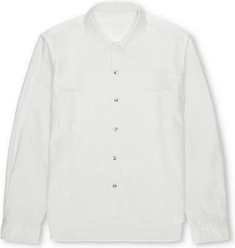 Fortela Liam Cotton Chest Pocket Shirt in Off White at Nordstrom, Size Xx-Large