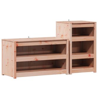 vidaXL Armario De Cocina De Exterior Meppel 2 Uds. Blanco Vidaxl
