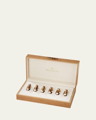 Buccellati Tahiti Box of Place Card Holders, Set of 6