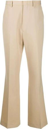 Etro Wide-Leg Tailored Broeken - Dames - Wijde Broeken - Beige - M - Broeken