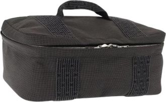 Herm&egrave;s Pre-owned Handbags, female, Gray, Size: ONE SIZE Pre-owned Vintage Cosmetic Pouch