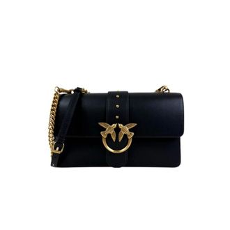 Pinko Love One Classic Shoulder Bag - female - PINKO - Shoulder Bags - Black - ONE SIZE - Bags
