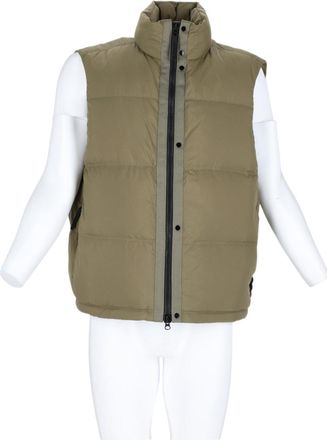 Stone Island Military Green Padded High-Collar Vest