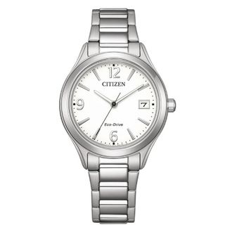 Citizen Elegance Eco-Drive White Dial Ladies Watch FE6121-67A