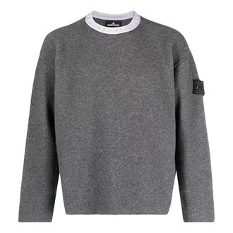 Stone Island Shadow Project Compass Motif Jumper Dark Grey 77195042U-V2063