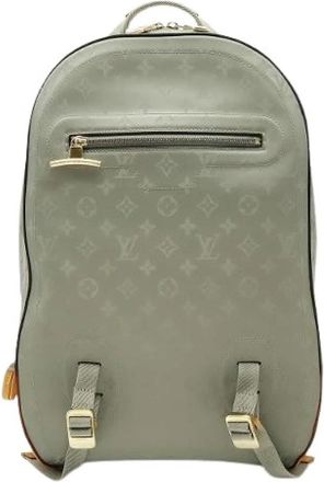 Louis Vuitton Pre-owned Monogram Titanium Backpack GM - unisex - Vintage Rugzakken - Grijs - ONE Size - Vintage