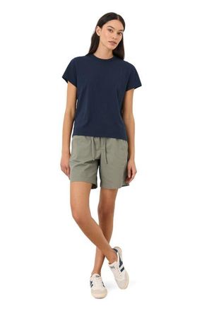 Pact Organic Cotton Soft-Slub Essential Crewneck Tee in Navy at Nordstrom, Size Xx-Large