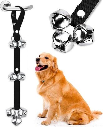 OEM Timbre Para Perros Para Entrenamiento De Ir Al Ba&ntilde;o En Perros Grandes - Campanas Extra Grandes Y Ruidosas