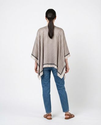 Brunello Cucinelli Silk Shawl Tunic - Beige