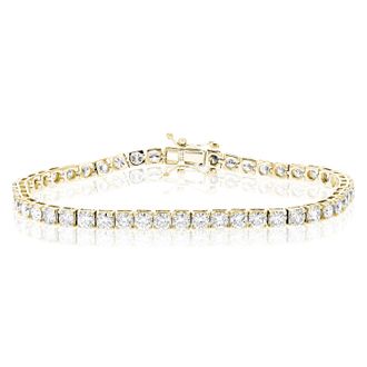 Vir Jewels 7 cttw Lab Grown Diamond Tennis Bracelet in 14K Gold 7 Inch For Women