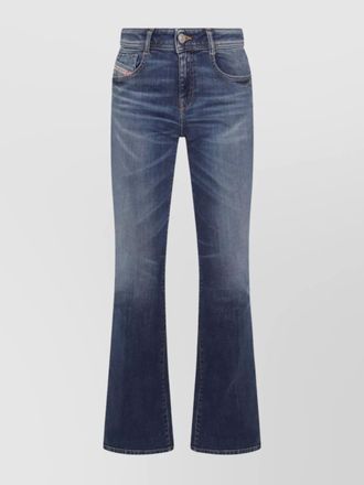 Diesel straight-leg flared trousers