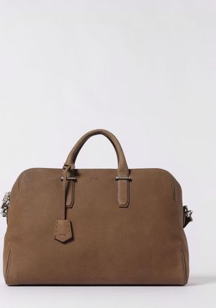 HUGO BOSS Borsone Boss in pelle martellata