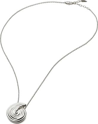 Missoma Collana con pendente a spirale - Argento