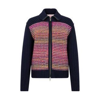 Iceberg Merino Trui met Ritsdetail - Dames - Truien - Veelkleurig - Maat: S Wol