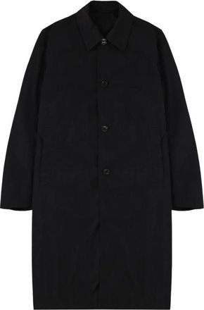 Dries Van Noten Single-Breasted Coats - Heren - Mantel - Zwart - L - Jassen