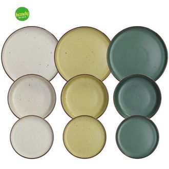 Tognana Servizio Piatti 18 Pezzi Urban Ardenne - Stoneware Multicolor