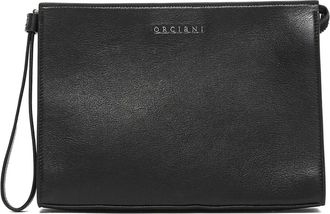 Orciani Kleine Lagune Clutch - Heren - Tassen - Zwart - ONE Size - Wol - Tassen