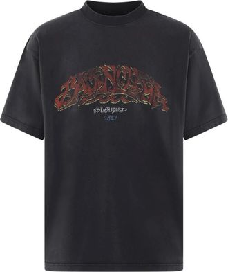 Balenciaga T-Shirts, male, Black, Size: XL Medium Fit T-Shirt