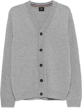 Paul Smith Merinowollen Vest - Heren - Vesten - Grijs - L - Wol - Truien & Vesten