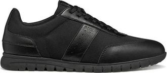 Geox U Flextride Zero - Heren - Sneakers - Zwart - 44 EU - Leer - Schoenen