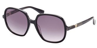 Max Mara MM0036 05B Womens Sunglasses Black Size 58