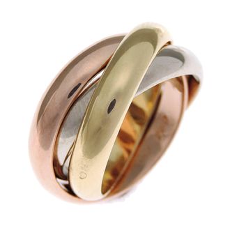 Cartier Yellow Gold (18K) Pink Gold (18K) White Gold (18K) Band Ring (Pre-Owned)
