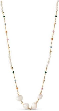 Enamel Copenhagen Lola Perla Necklace in Dreamy/pearl at Nordstrom