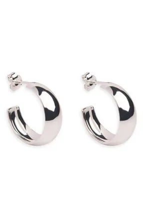 Argento Vivo Chunky Hoop Earrings in Silver at Nordstrom