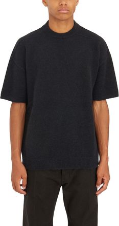 Rick Owens Mens Sweater Tommy T Black - Size Medium